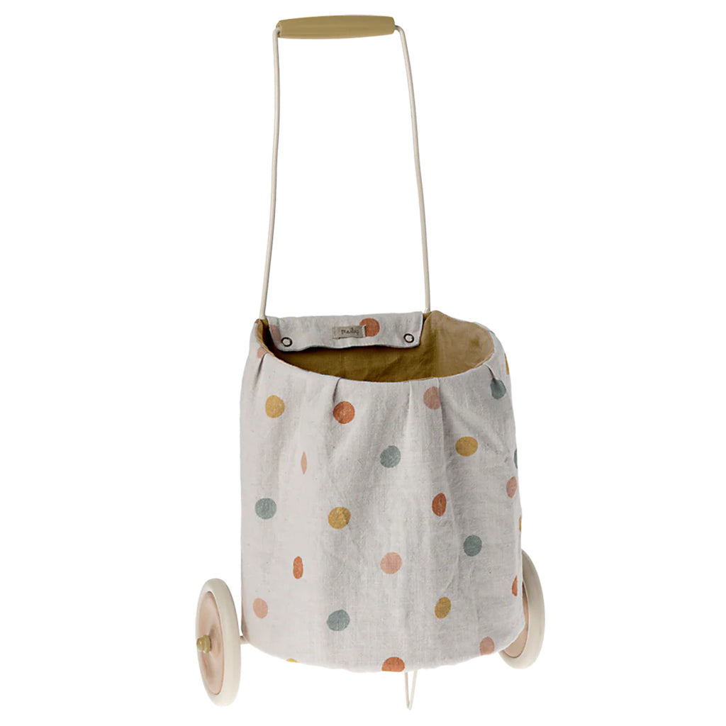 Maileg Toys Trolley Multi-Dots Yellow