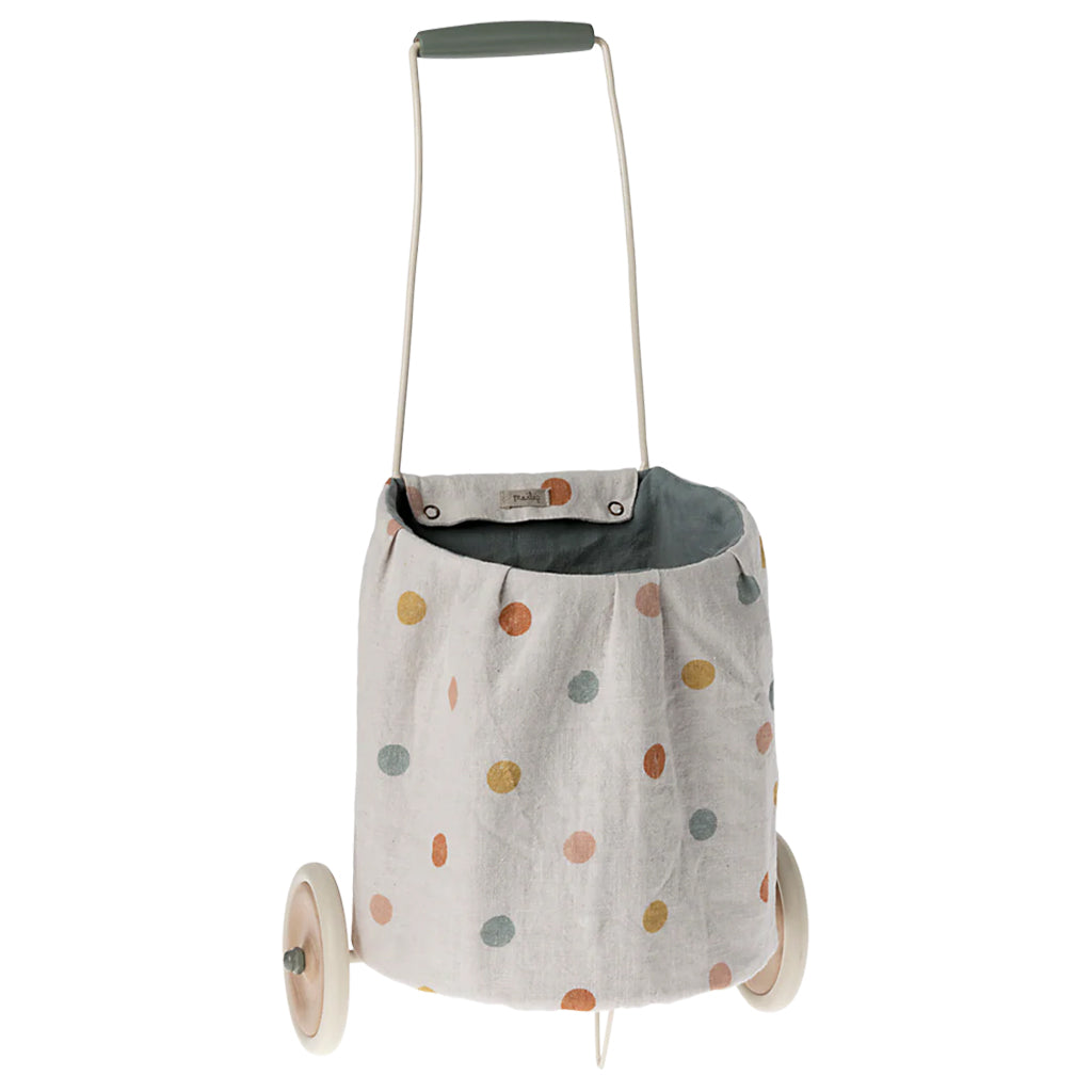 Maileg Toys Trolley Multi-Dots Blue
