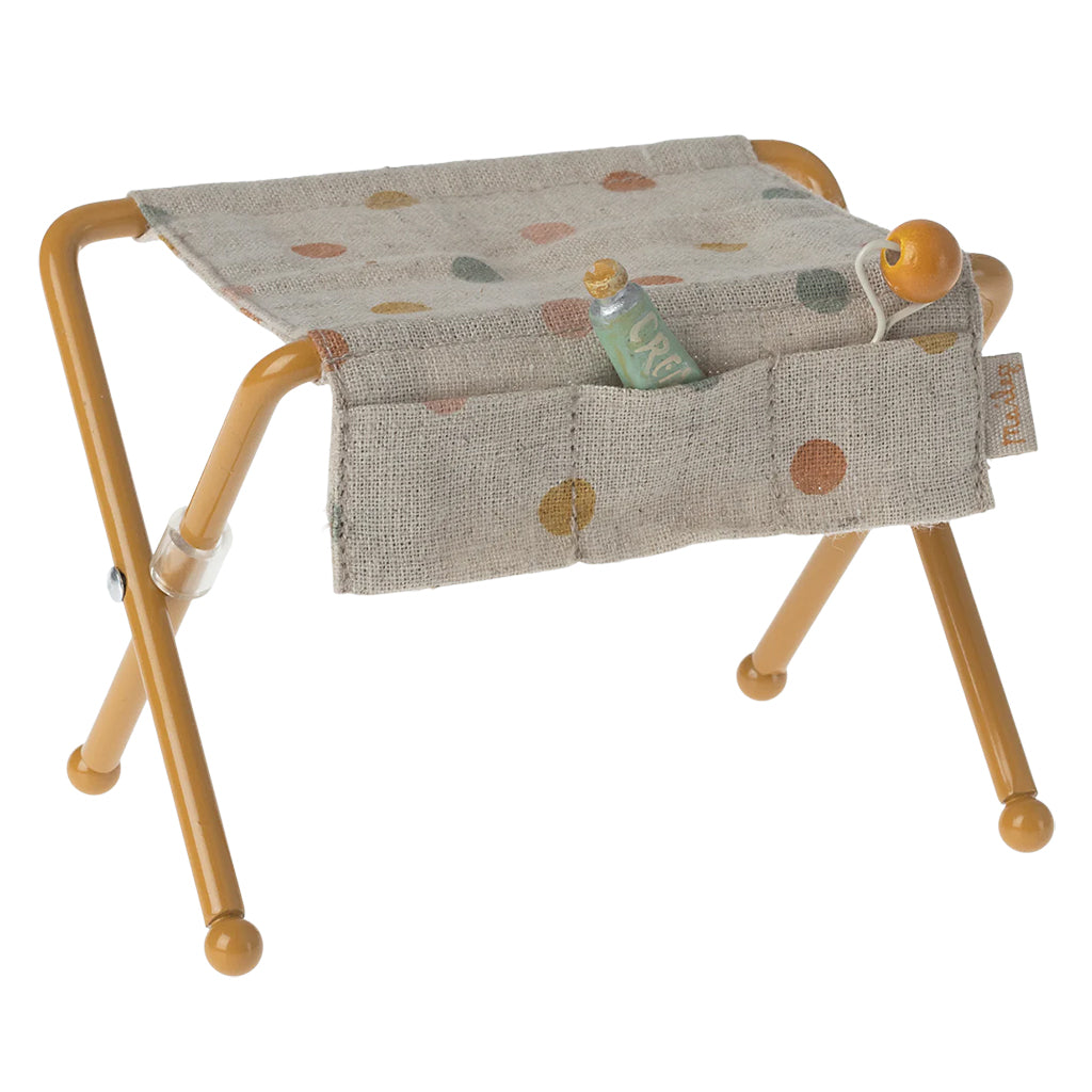 Maileg Toys Mouse Baby Nursery Table Ocher Yellow
