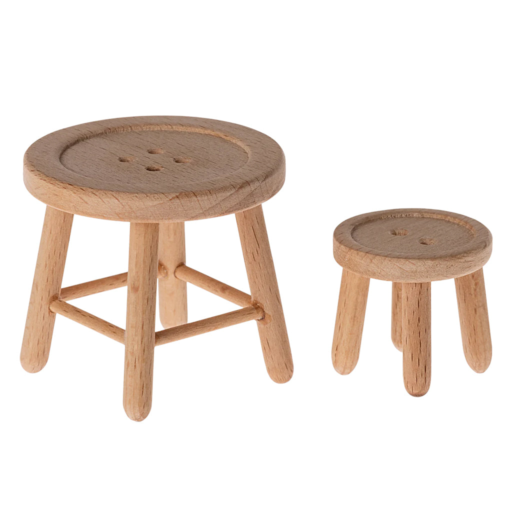 Maileg Toys Mouse Table And Stool Set