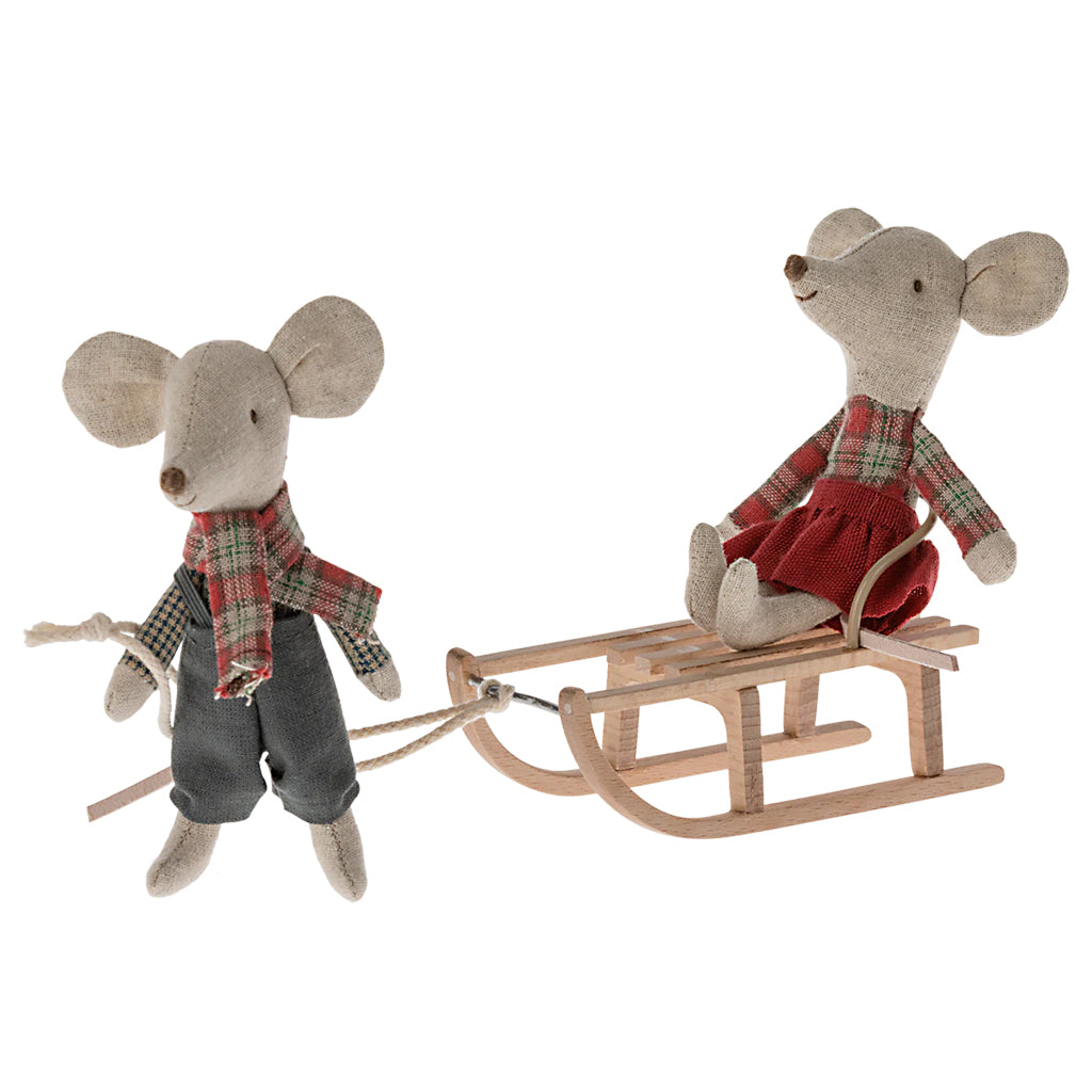 Maileg Toys Mouse Winter Sled