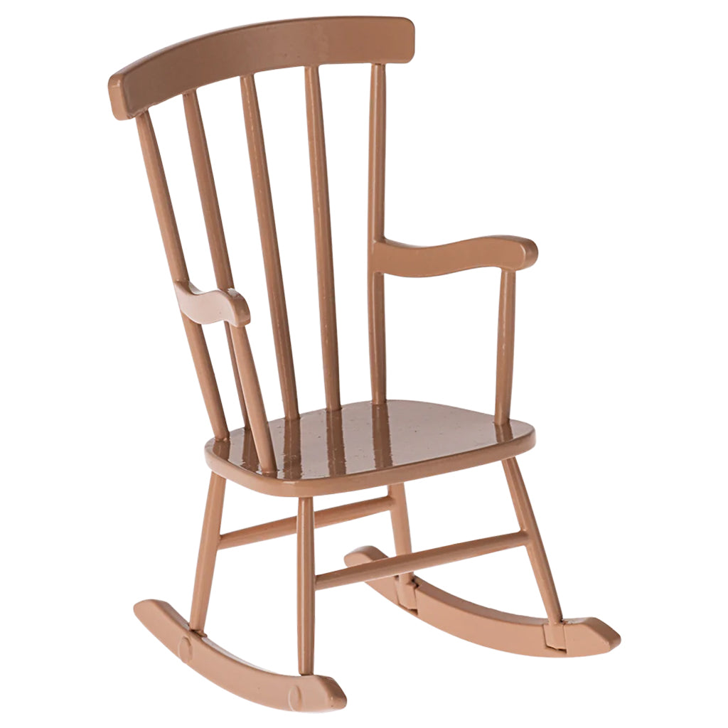 Maileg Toys Mouse Rocking Chair Dark Powder Pink