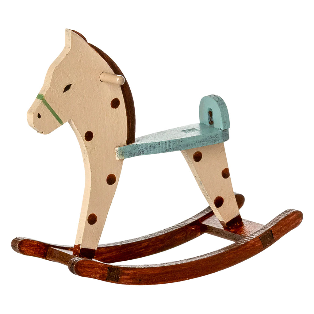 Maileg Toys Mouse Rocking Horse Spotted