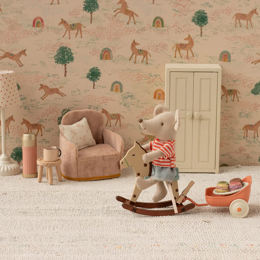 Maileg Toys Mouse Rocking Horse Spotted