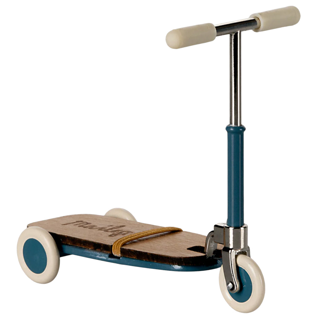 Maileg Toys Mouse Miniature Kickboard Blue