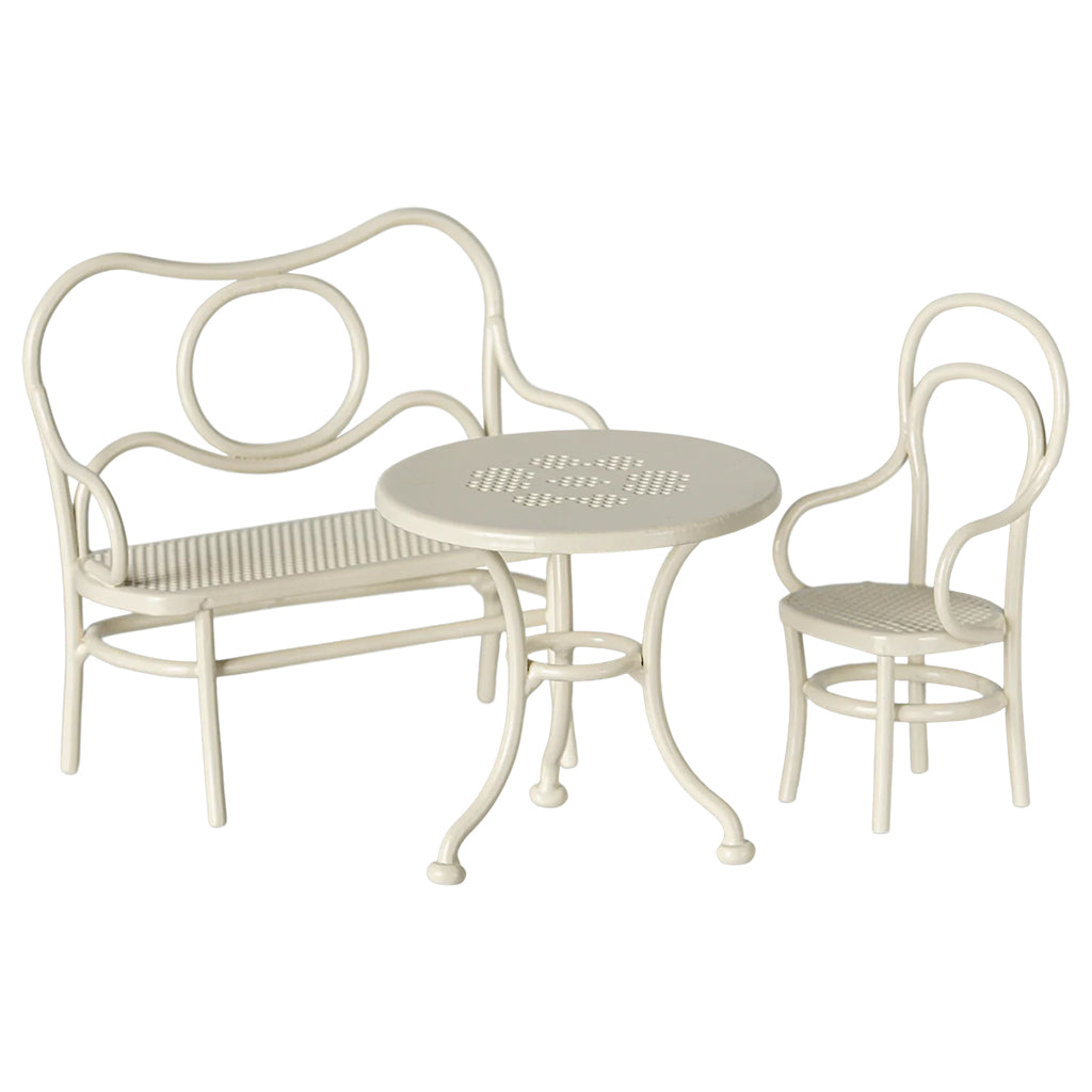 Maileg Toys Mouse Miniature Café Set Small Off-White