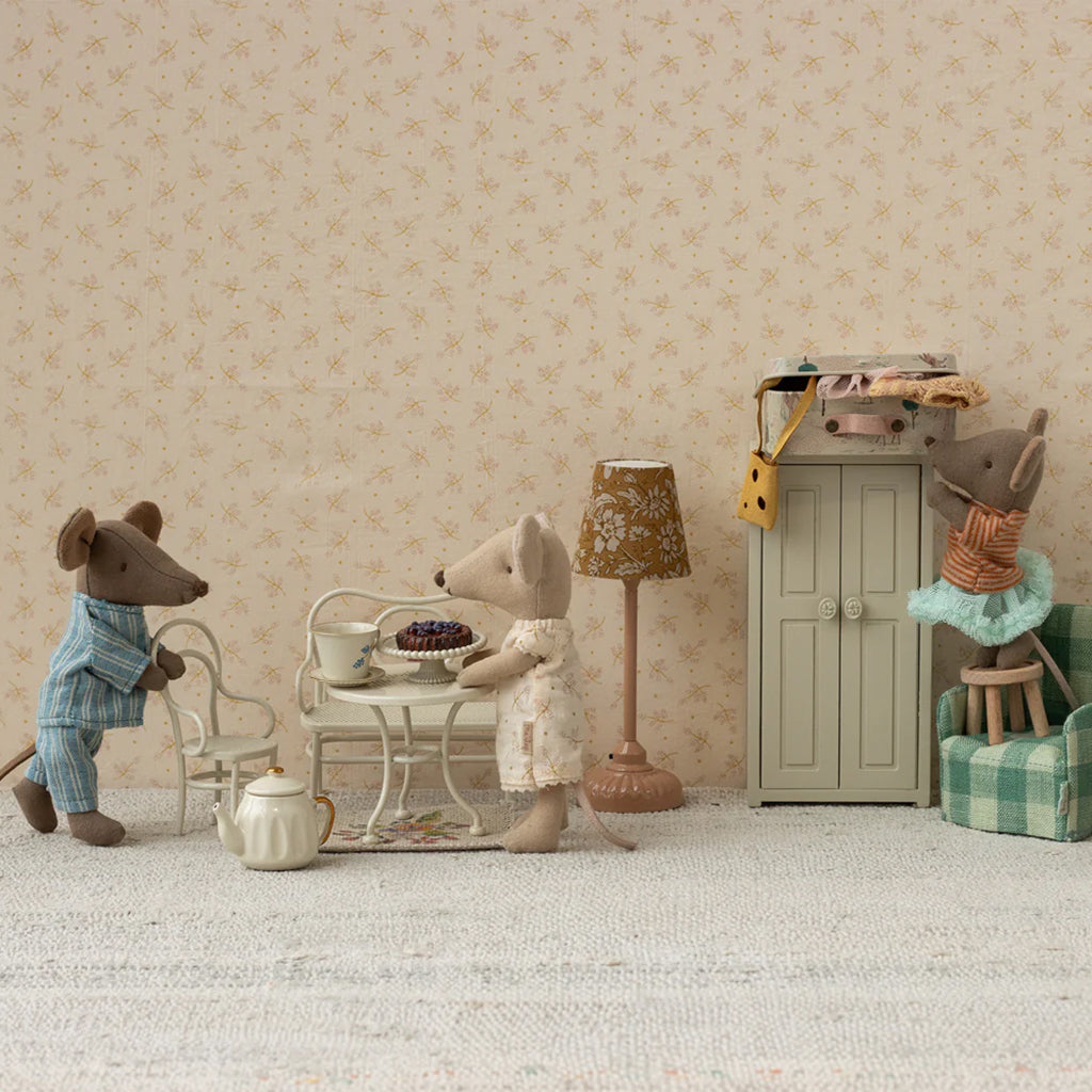 Maileg Toys Mouse Miniature Café Set Small Off-White