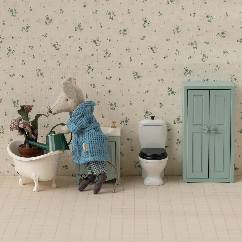 Maileg Toys Mouse Watering Can Dark Green