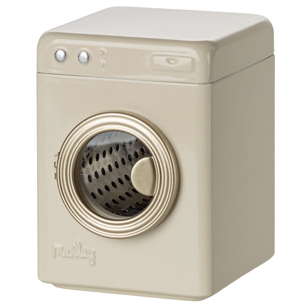 Maileg Toys Mouse Home Miniature Washing Machine Off-White