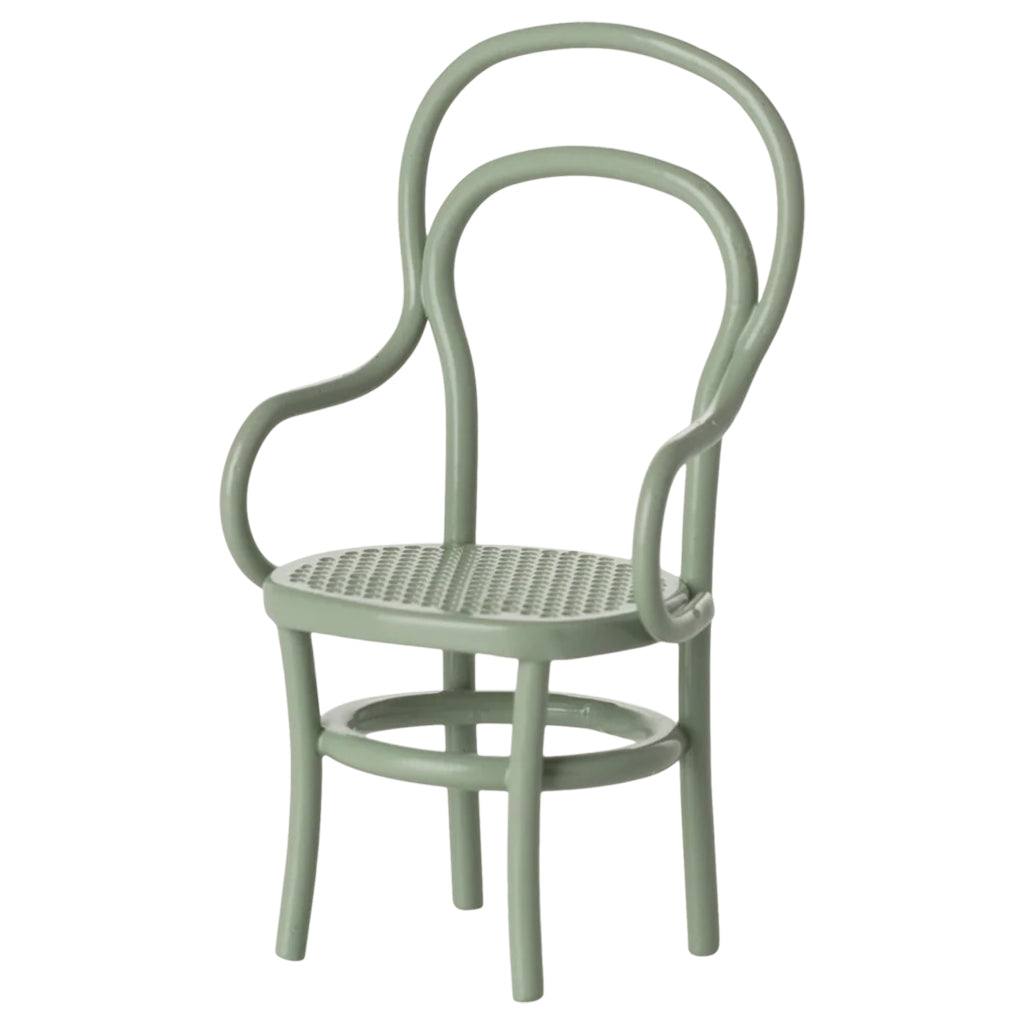 Maileg Toys Mouse Living Miniature Vintage Chair Mint Green