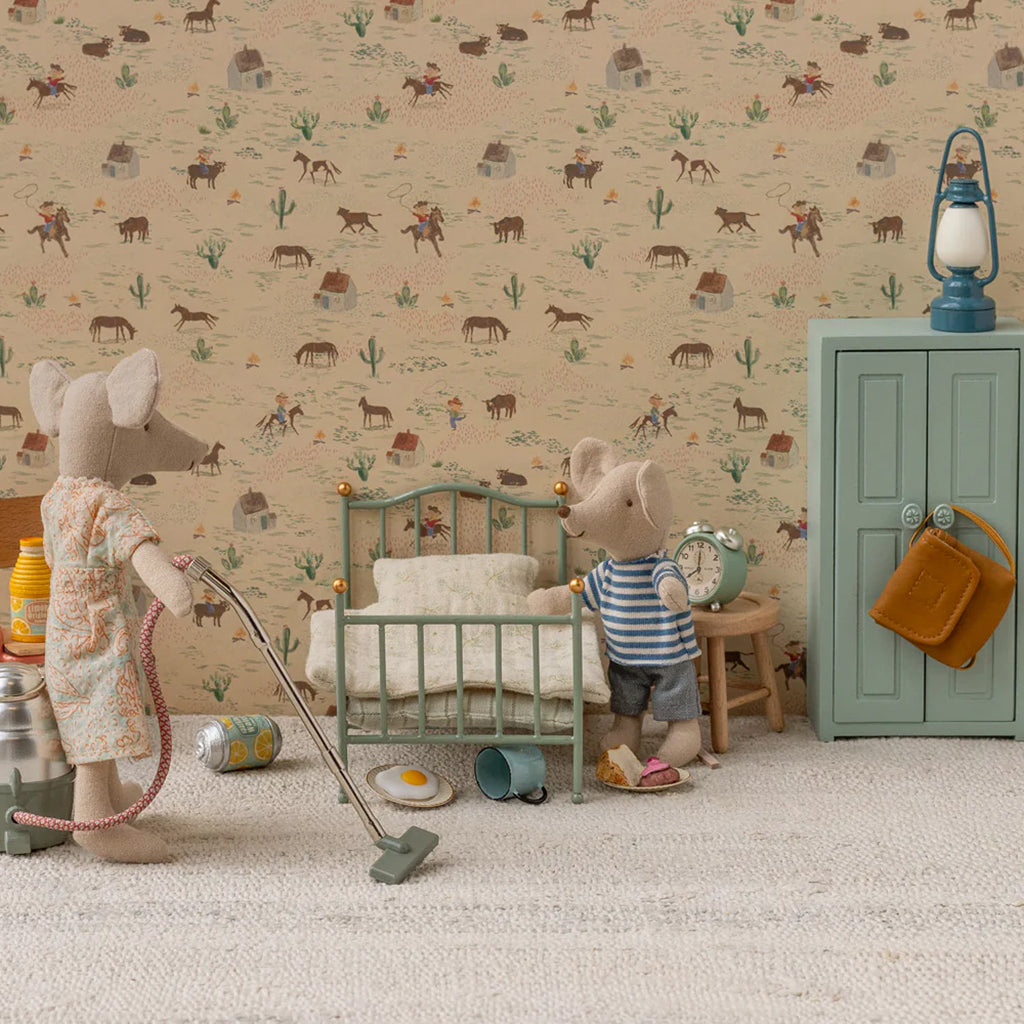 Maileg Toys Mouse Bed Mint Green