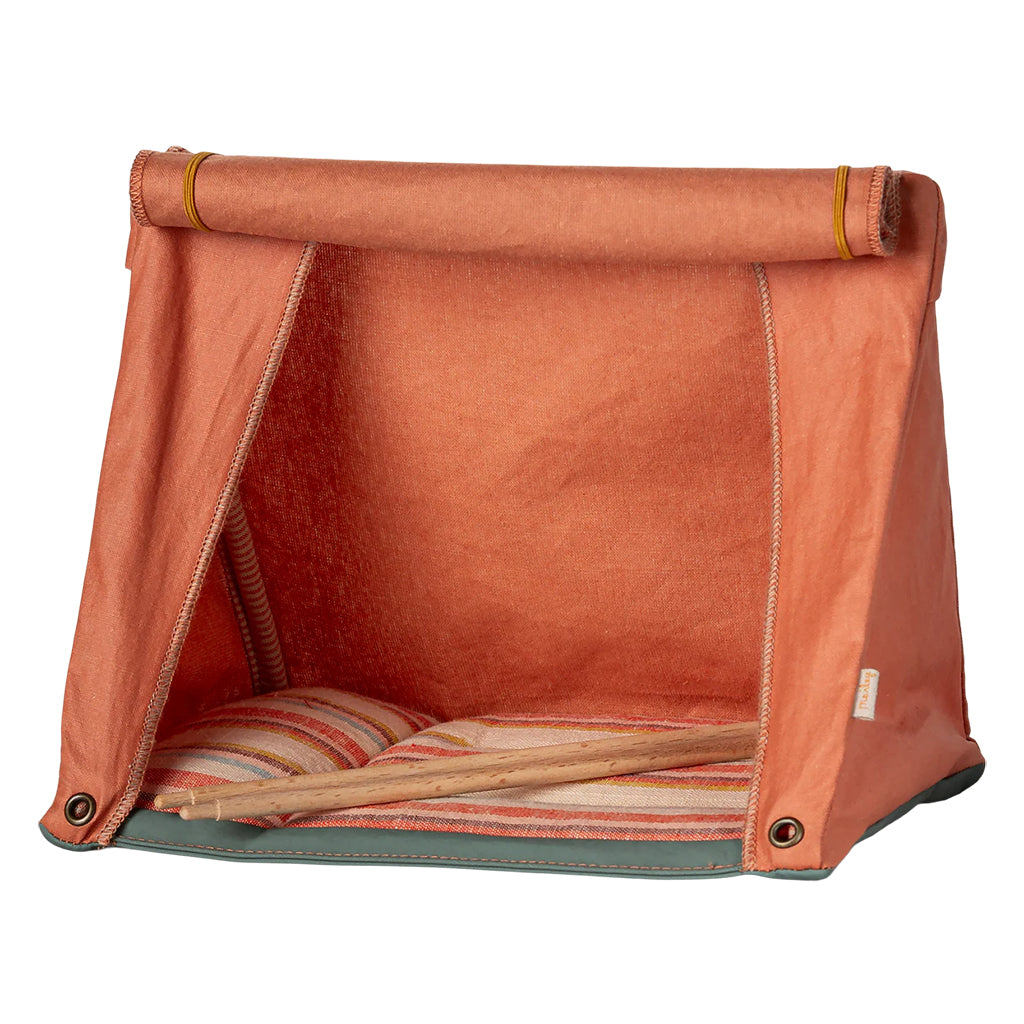 Maileg Toys Mouse Outdoor Happy Camper Tent Orange