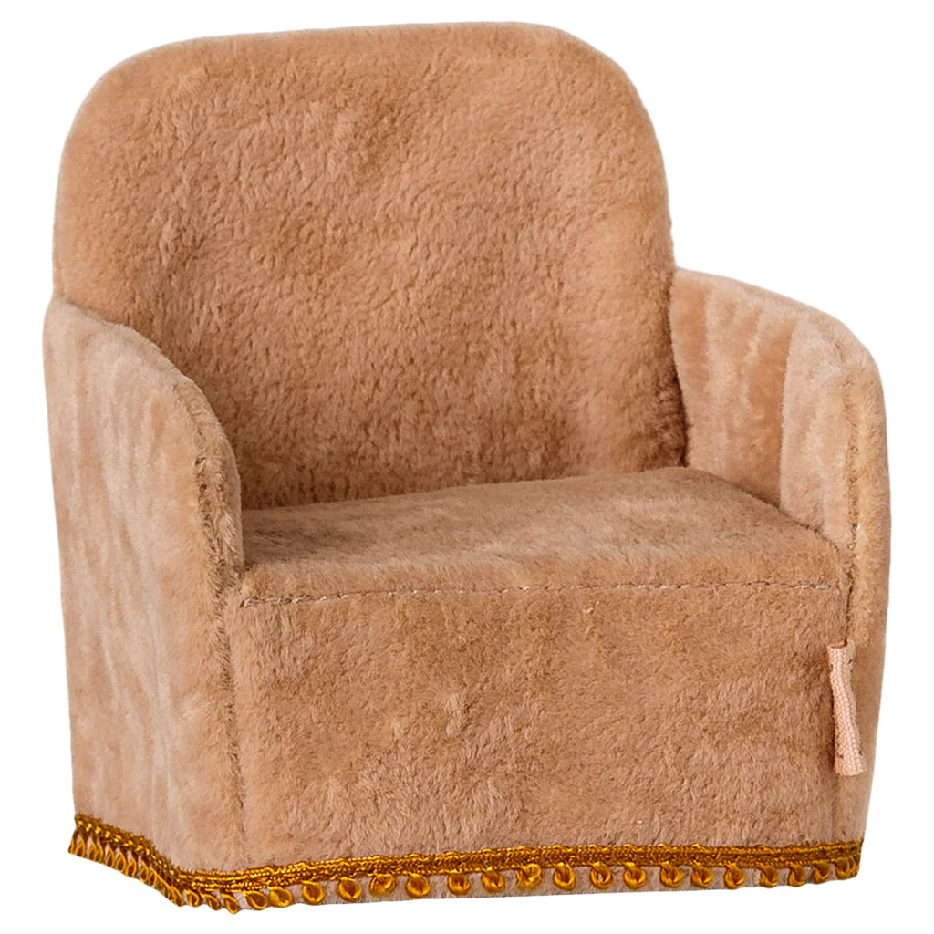 Maileg Toys Mouse Miniature Folding Chair Powder Pink