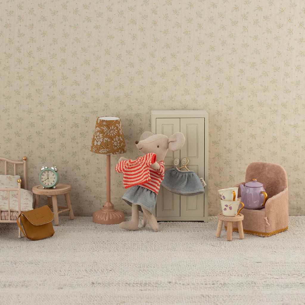 Maileg Toys Mouse Miniature Folding Chair Powder Pink