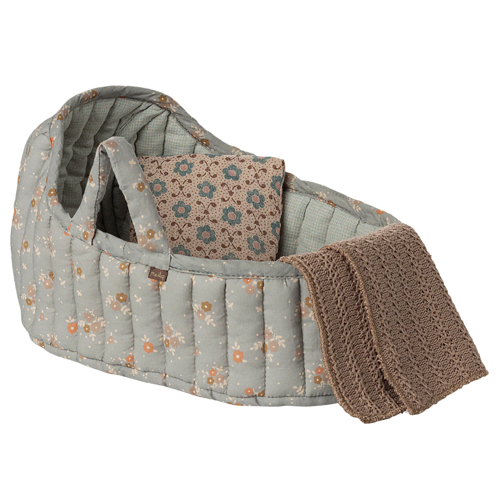 Maileg Toys Large Carry Cot Blue