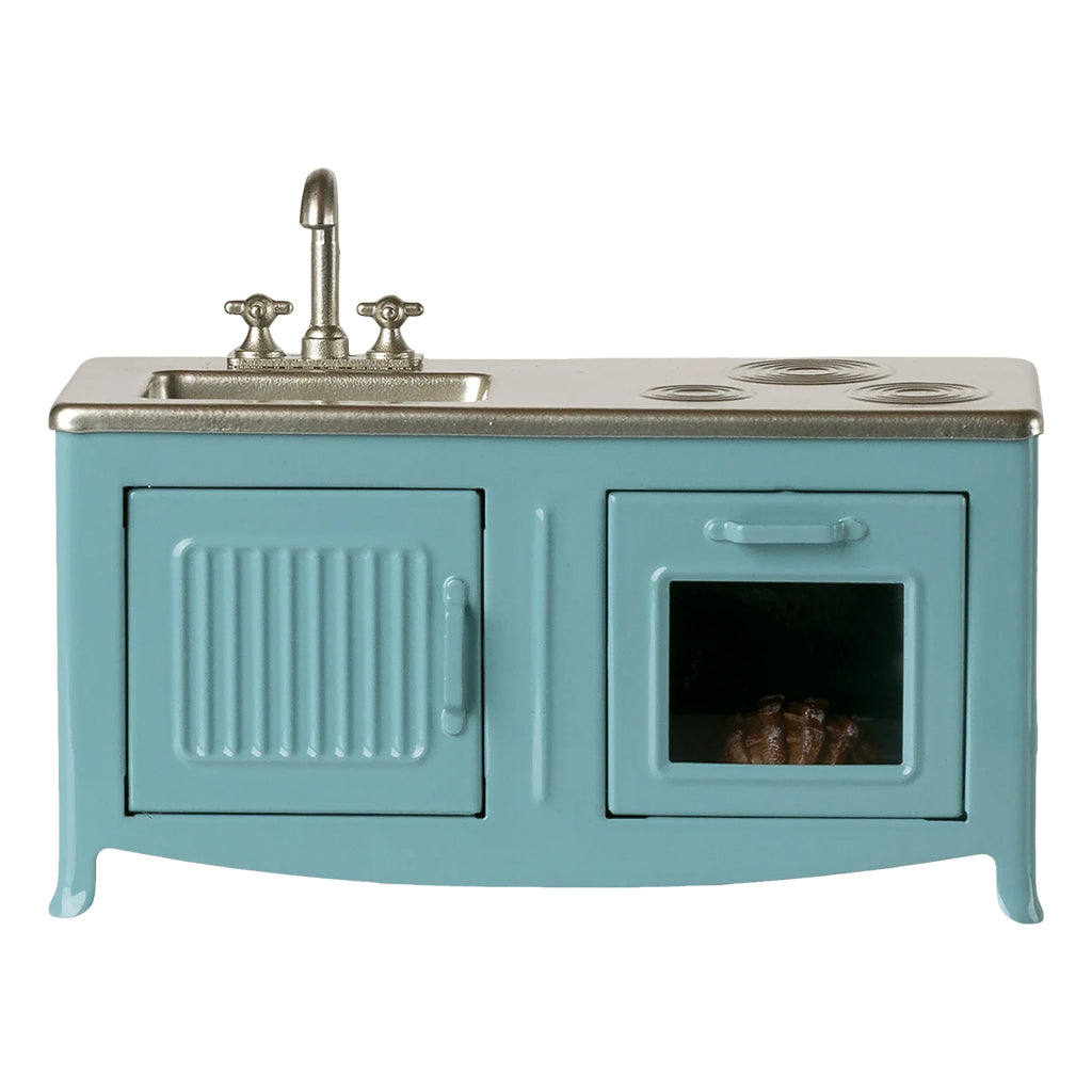 Maileg Toys Mouse Miniature Kitchen Blue
