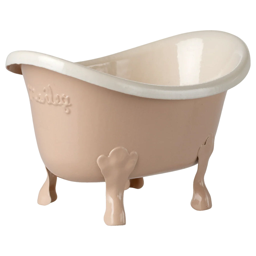 Maileg Toys Mouse Bath Miniature Bathtub Rose