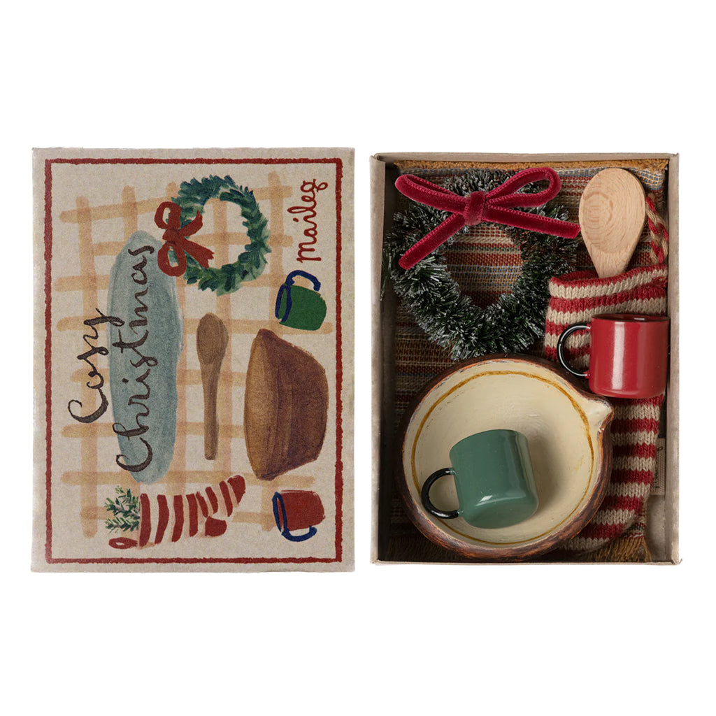 Maileg Toys Mouse Christmas Miniature Cosy Set