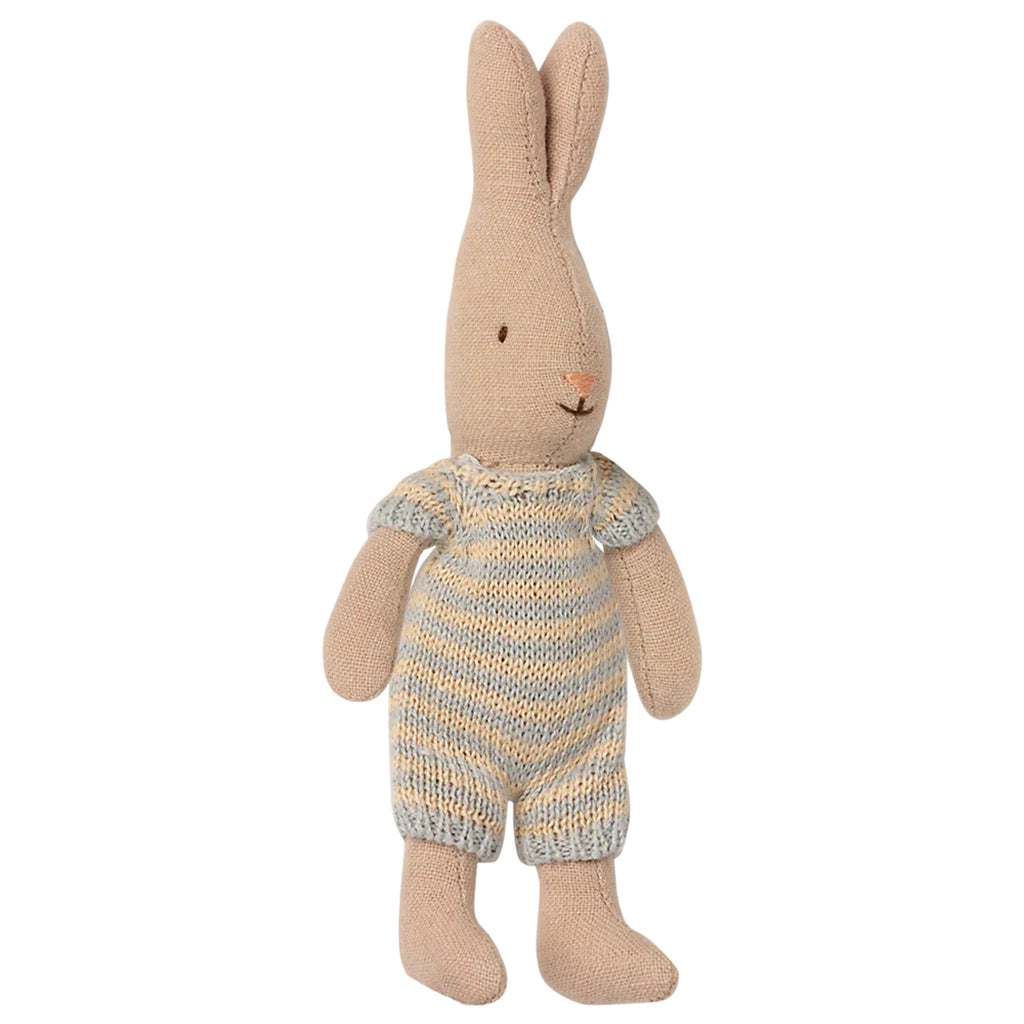 Maileg Toys Micro Rabbit Mint And Off-White