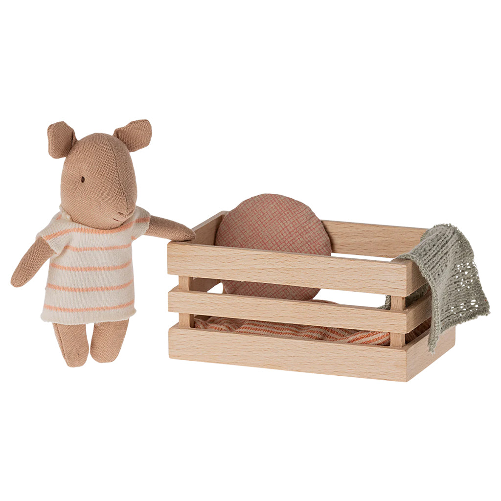 Maileg Toys Baby Girl Pig In Box