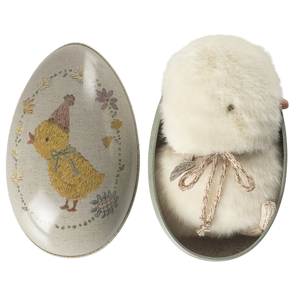 Maileg Toys Plush Chick Soft Toy Mini Cream