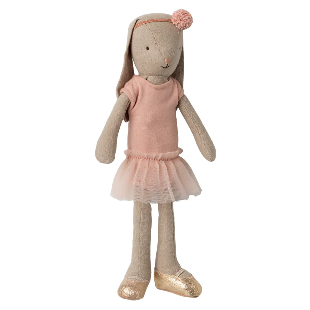 Maileg Toys Bunny Size 2 Classic In Ballet Skirt Rose Pink