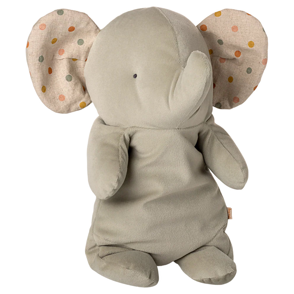Maileg Toys Safari Friends Medium Elephant Soft Toy Iron Grey