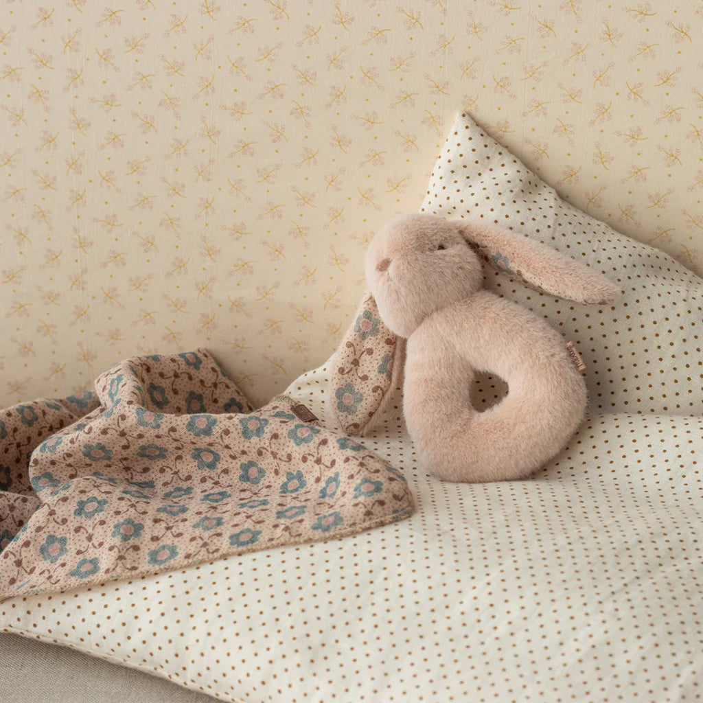 Maileg Toys Bunny Rattle Set Powder Pink