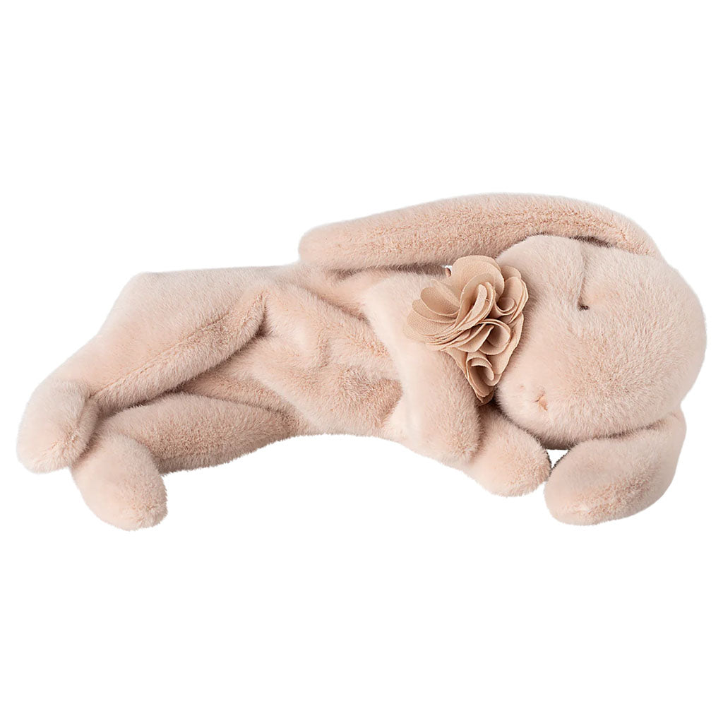Maileg Toys Small Sleeping Bunny Soft Toy Powder Pink