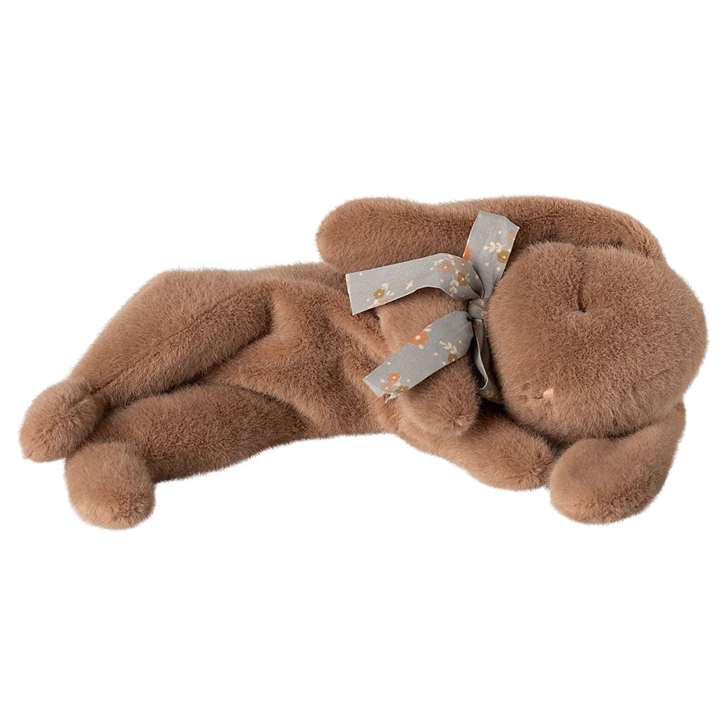 Maileg Toys Small Sleeping Bunny Soft Toy Soft Brown