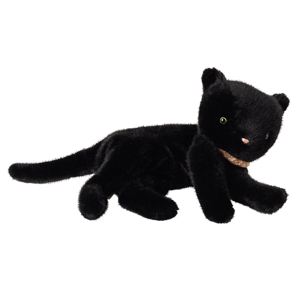 Maileg Toys Medium Sleeping Kitten Soft Toy Black