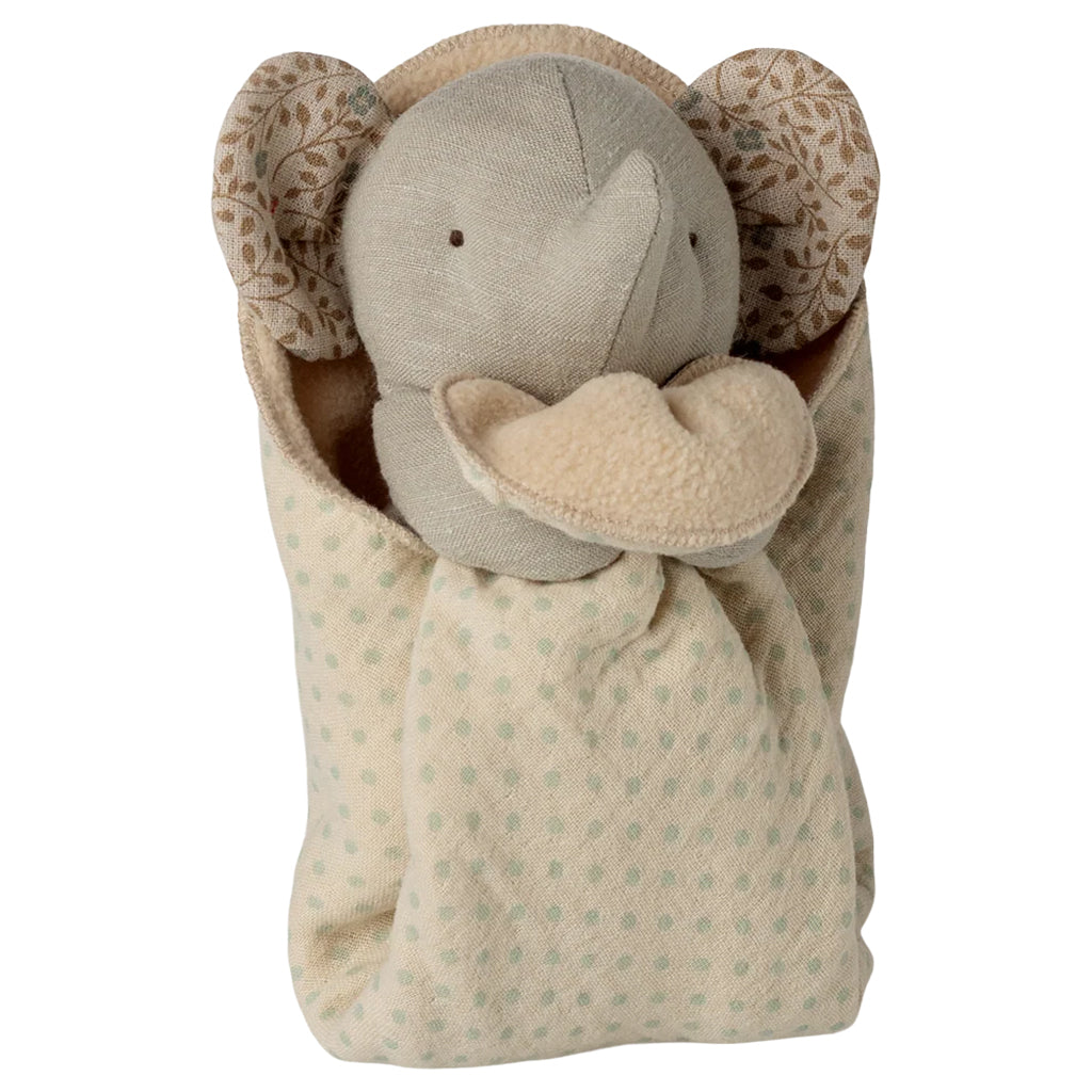 Maileg Toys Lullaby Friends Mini Elephant Iron Grey