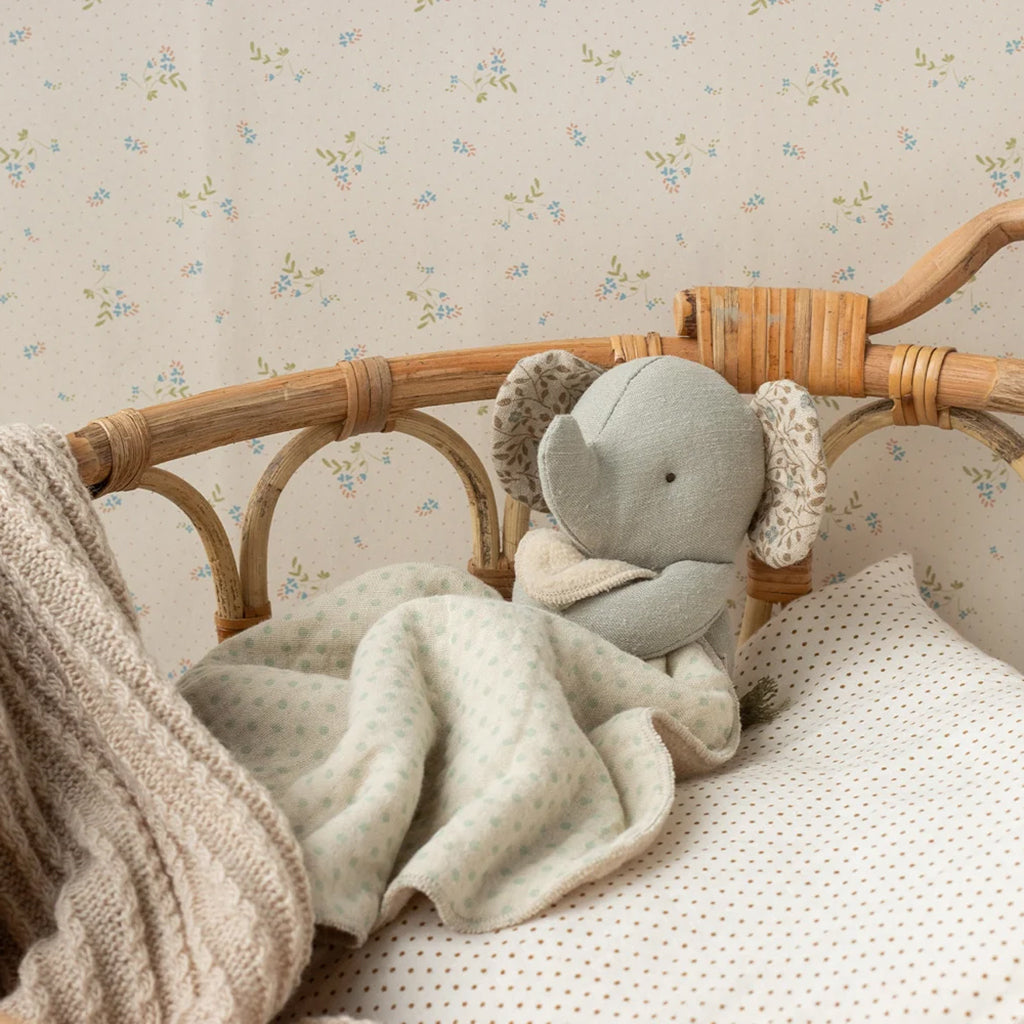 Maileg Toys Lullaby Friends Mini Elephant Iron Grey