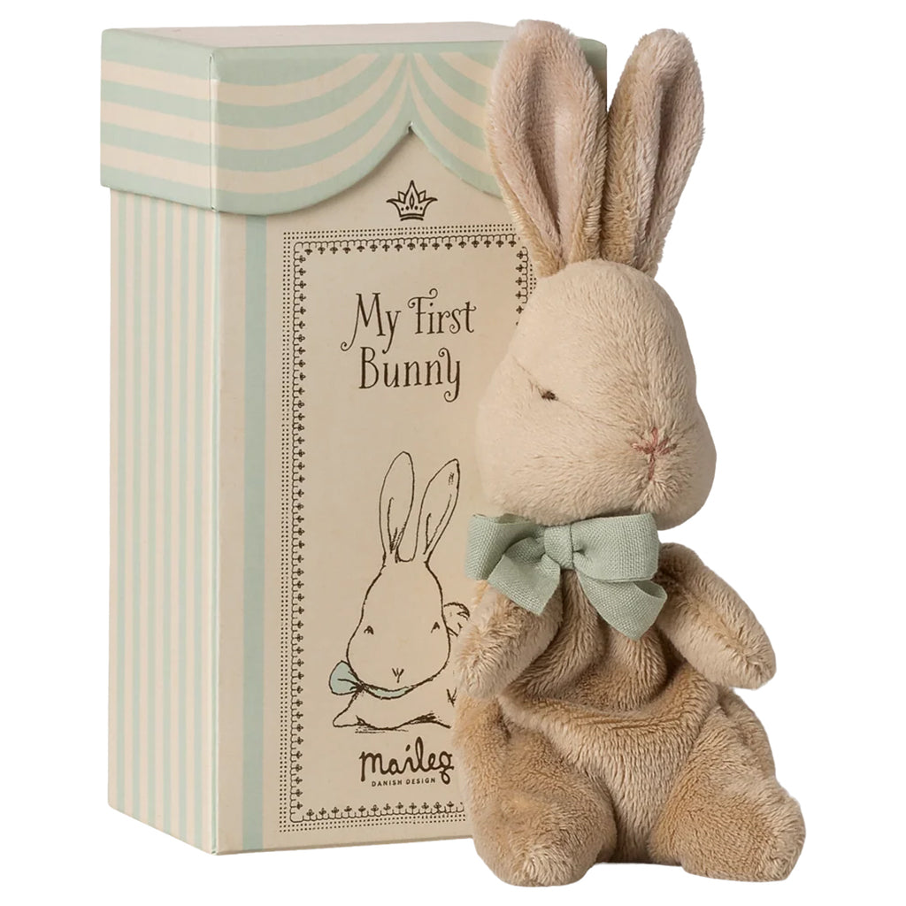 Maileg Toys My First Bunny Soft Toy Mint