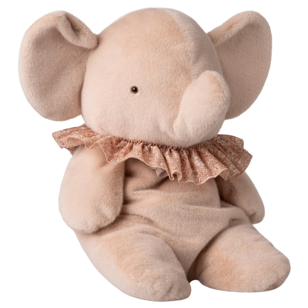 Maileg Toys Safari Friends Big Elephant Soft Toy Powder Pink