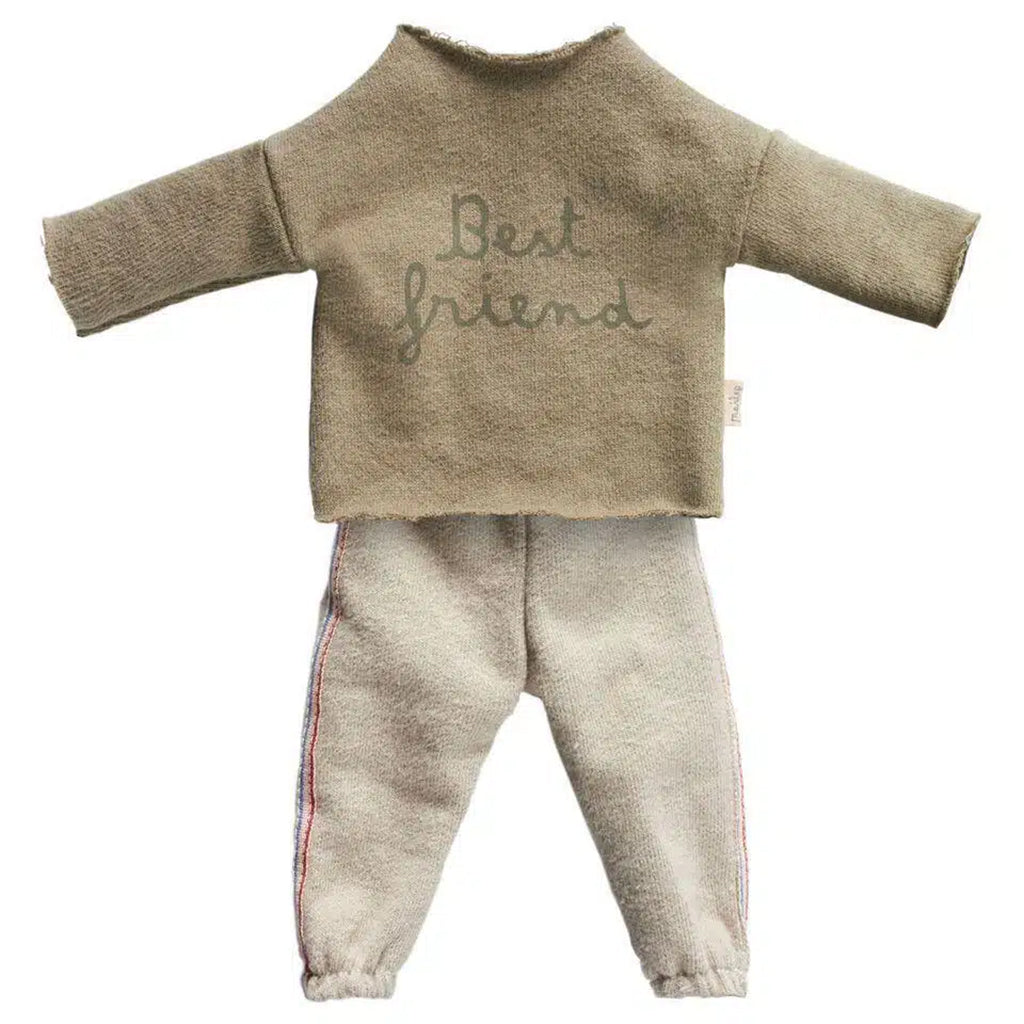 Maileg Toys Best Friends Kitten Jogging Suit Green