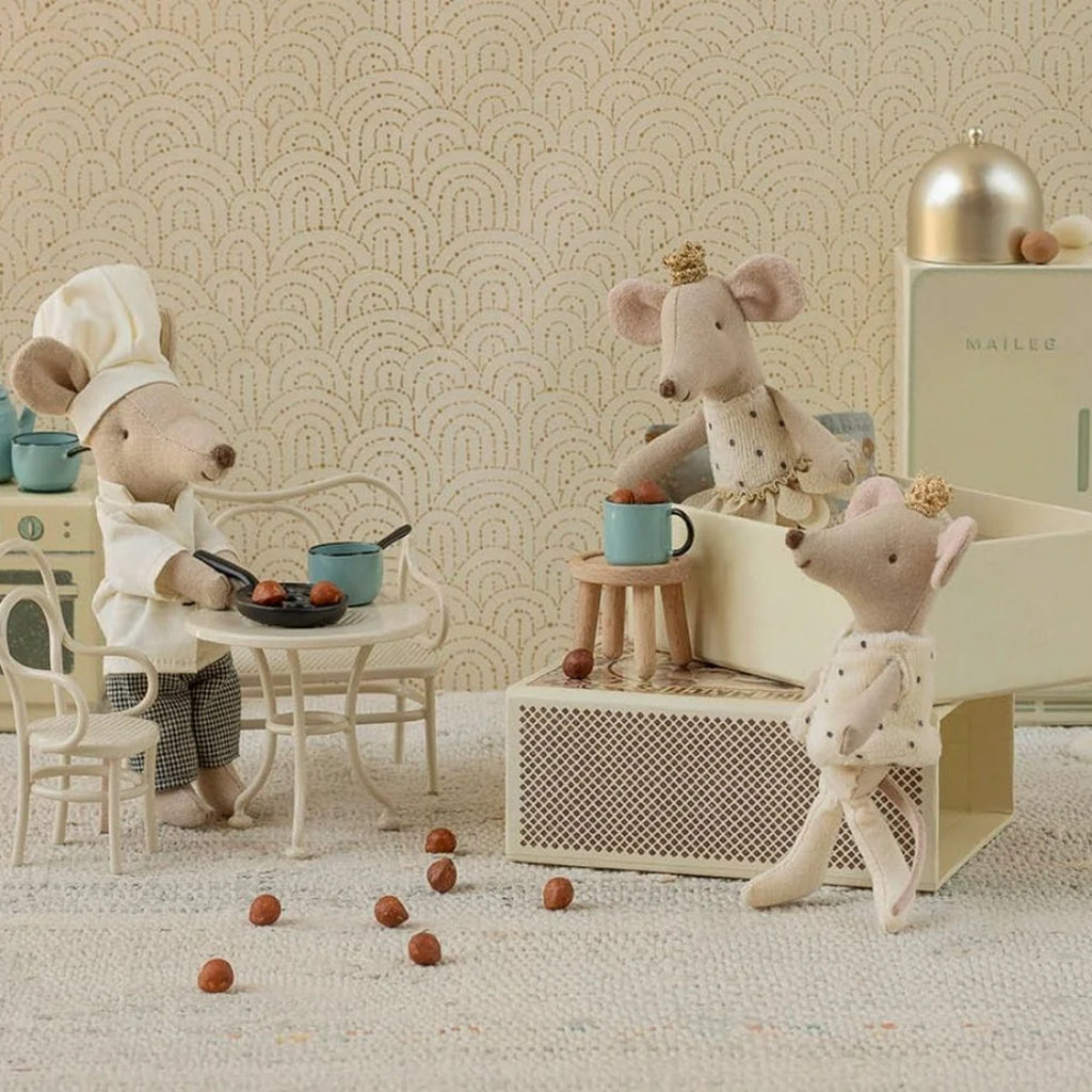 Maileg Toys Mouse Royal Twins Little Brother And Sister In Matchbox