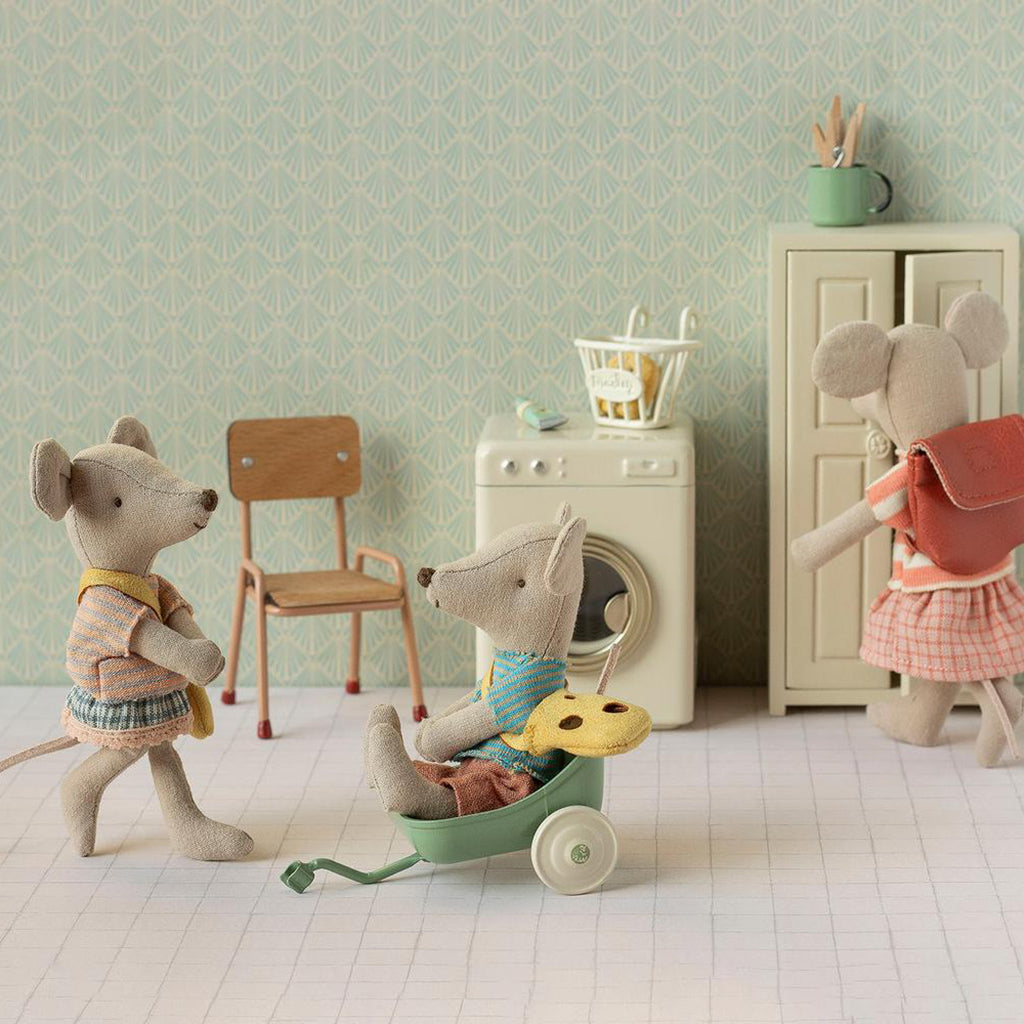 Maileg Toys Little Sister Mouse With Bag