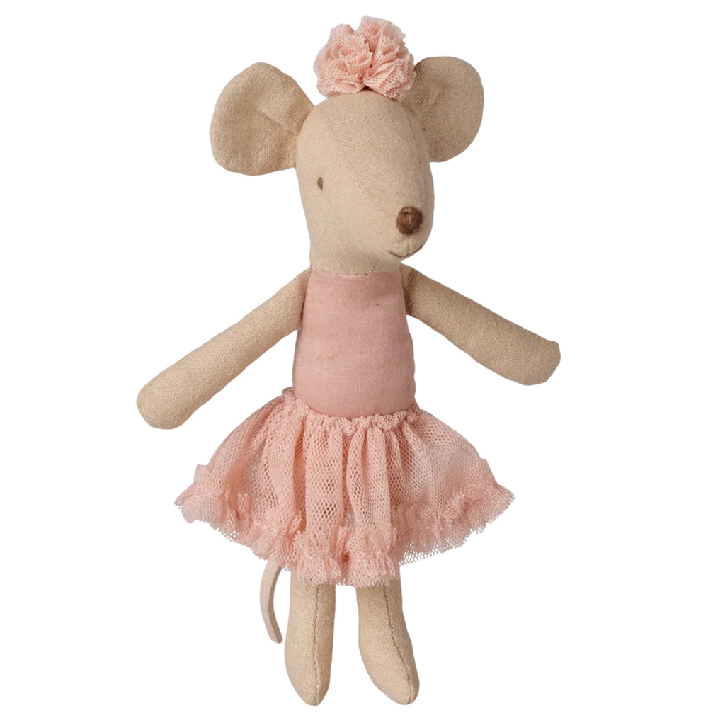Maileg Toys Mouse Family Big Sister Ballerina Light Heather