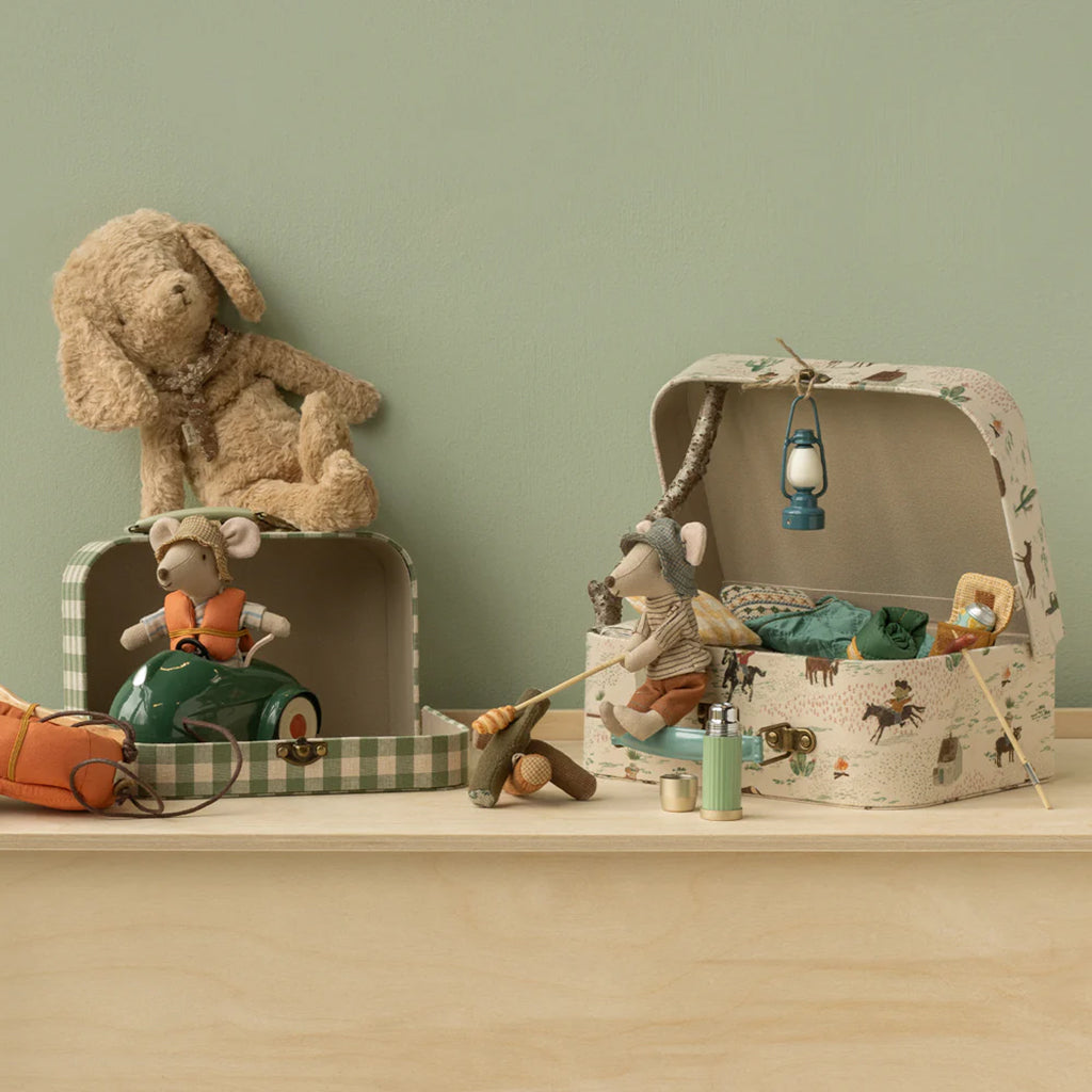 Maileg Toys Set Of 2 Suitcases Pony