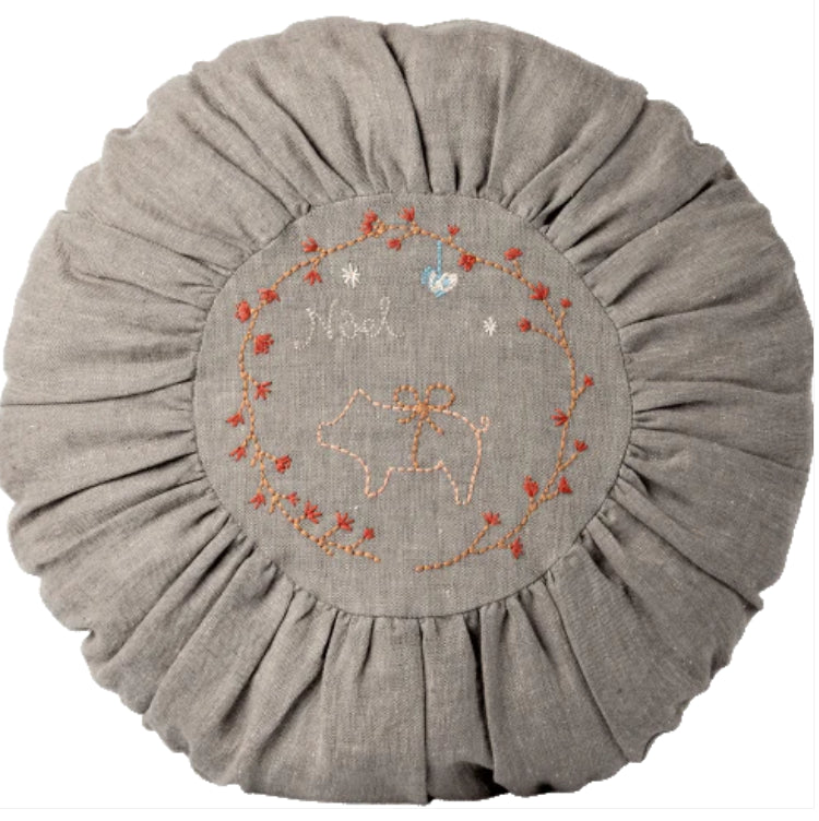 Maileg Toys Cushion Round Large Noel Pig