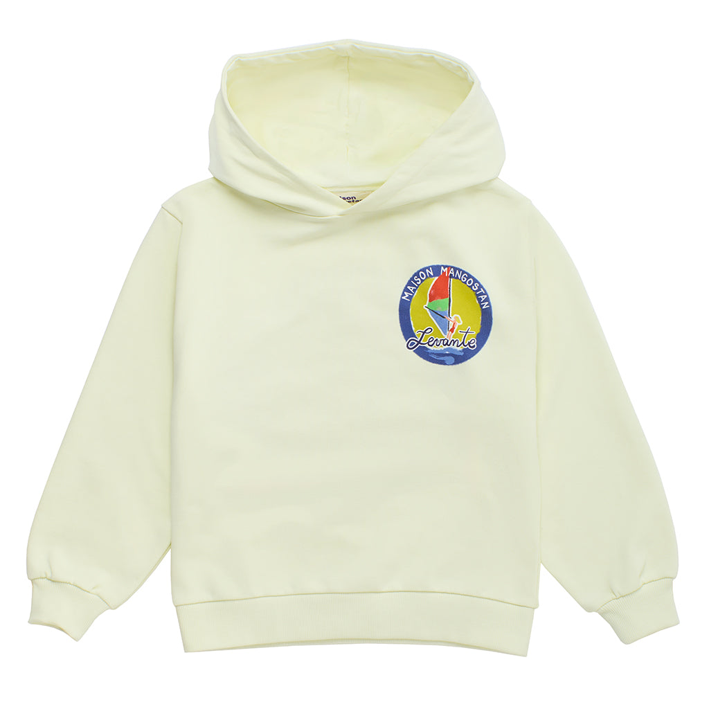 Maison Mangostan Child Levante Hooded Sweatshirt Yellow
