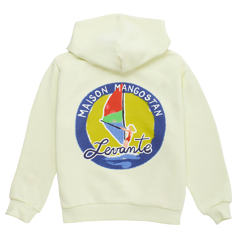 Maison Mangostan Child Levante Hooded Sweatshirt Yellow