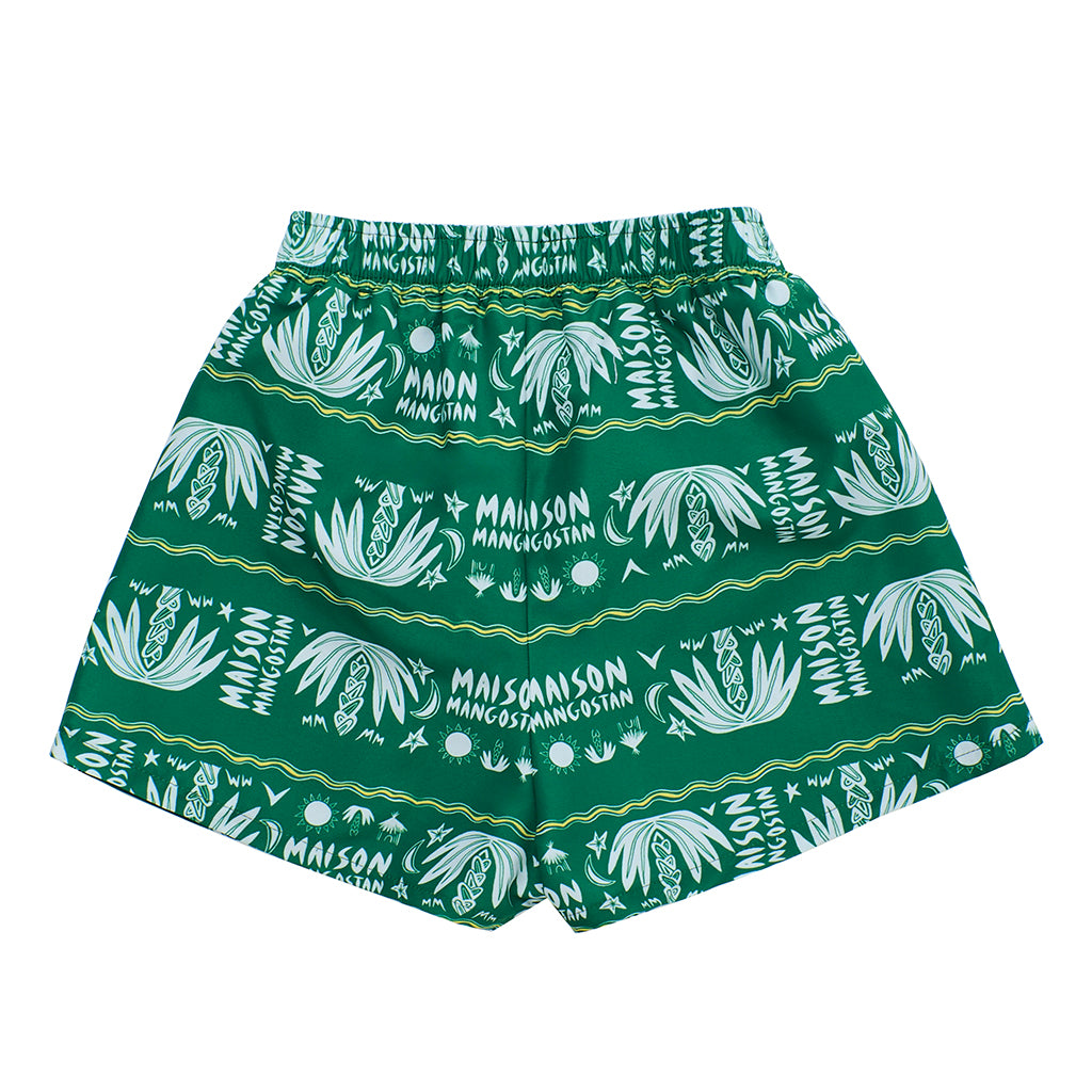 Maison Mangostan Child Palma Swim Shorts Green