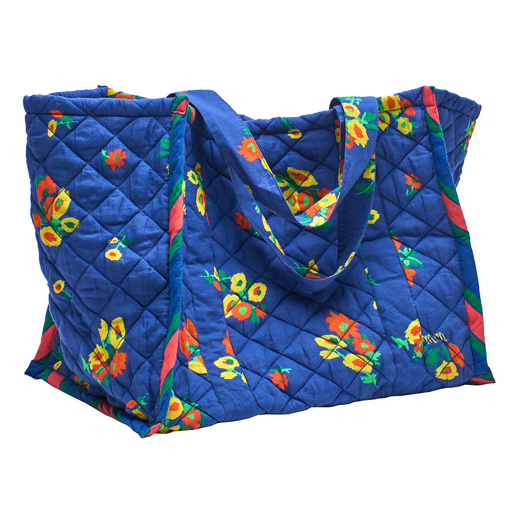 Maison Mangostan Blossom Bag Blue