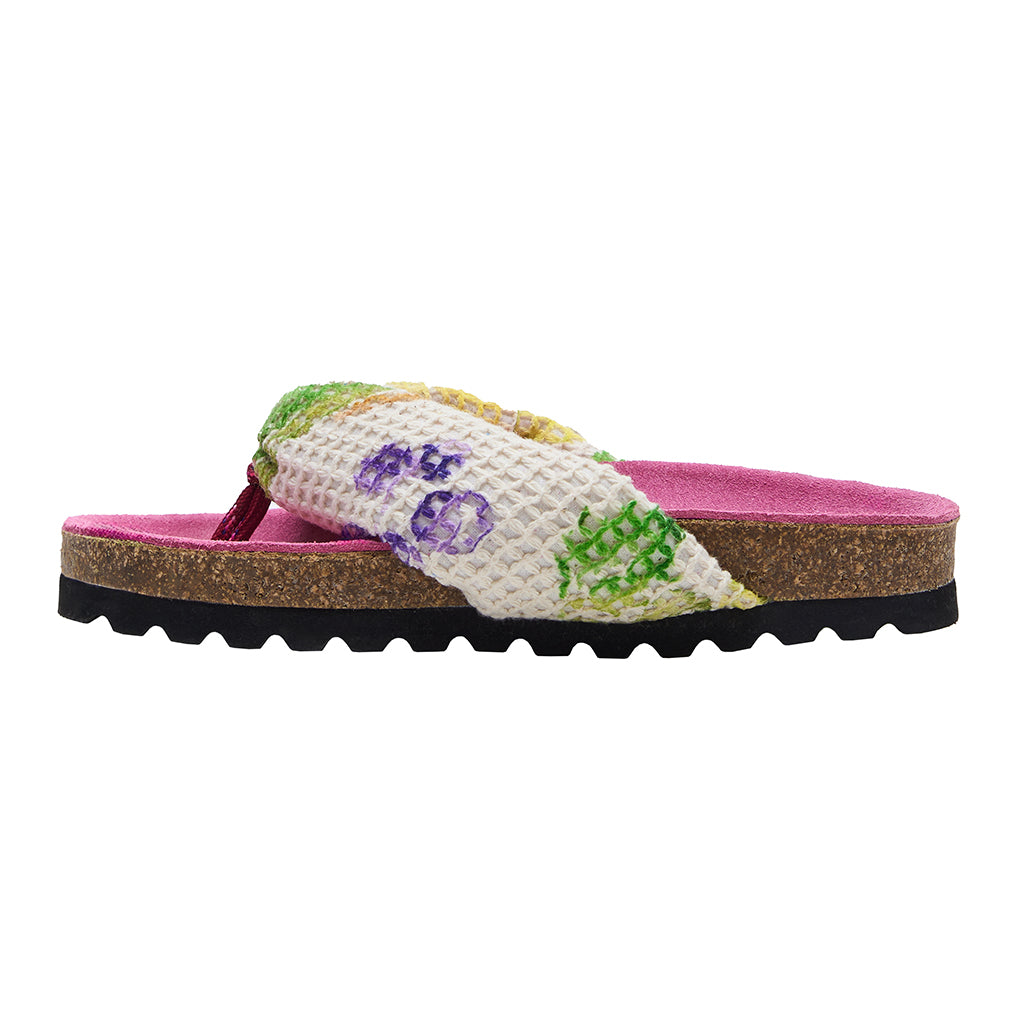Maison Mangostan Child Uvas Mesh Sandals Angora Pink