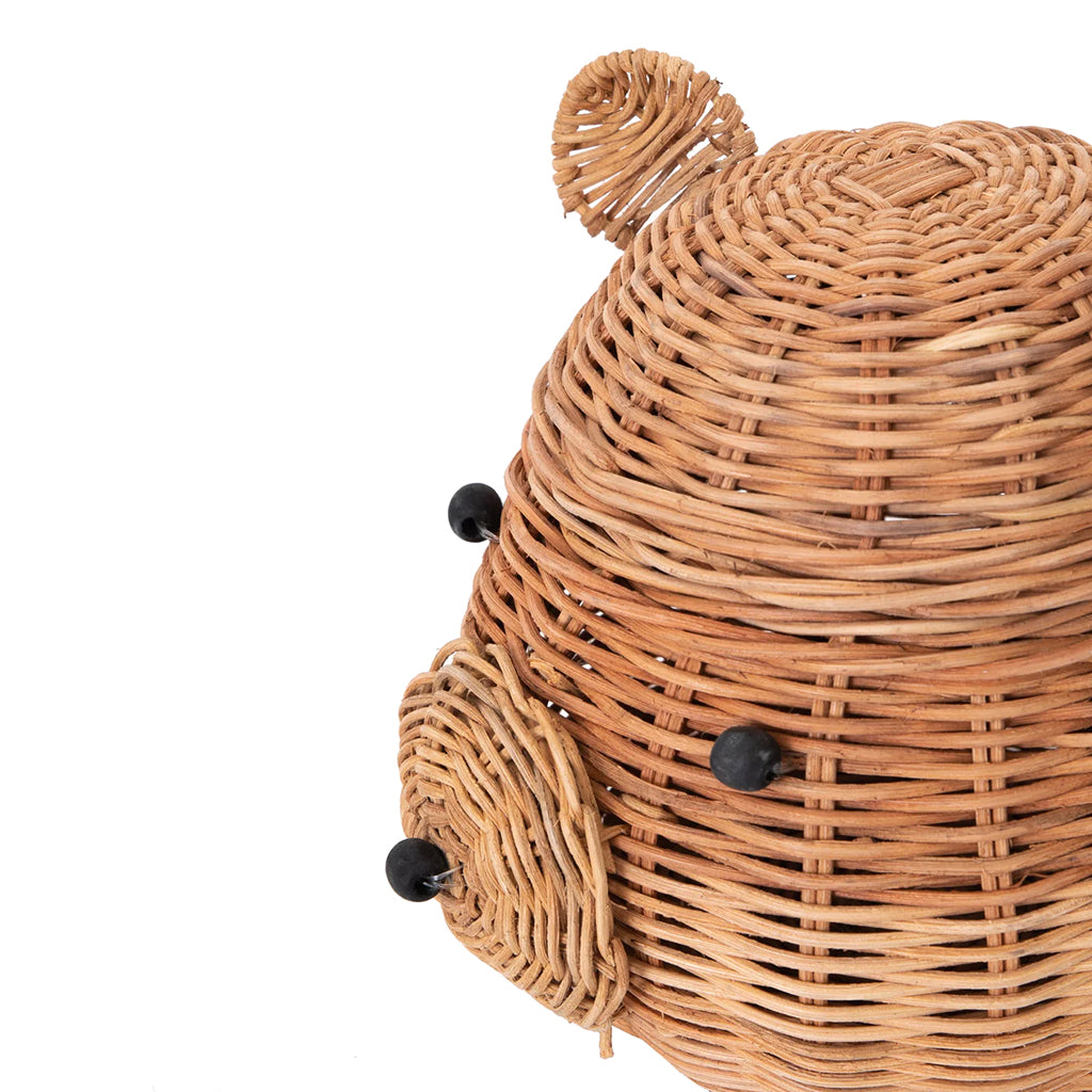 Meri Meri Bear Rattan Bag