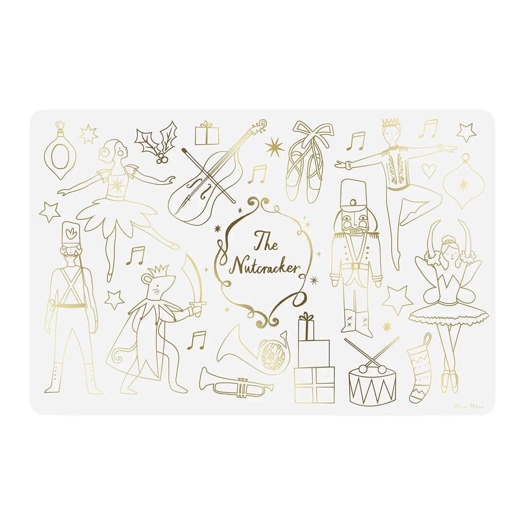 Meri Meri Set Of 8 Nutcracker Coloring Placemats