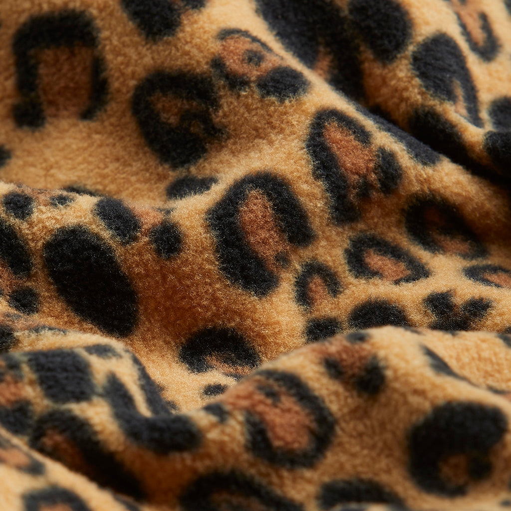 Mini Rodini Child Fleece Pants Leopard Print Brown