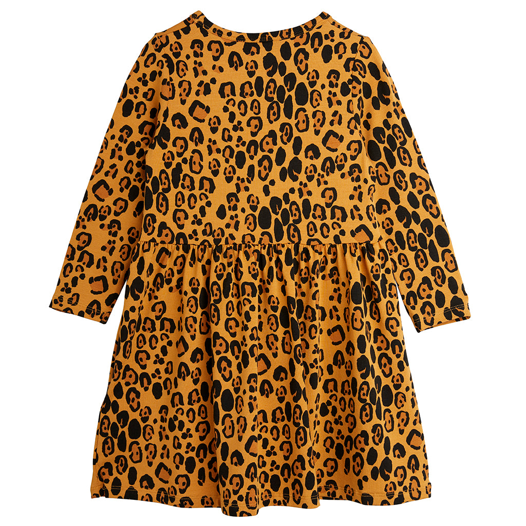 Mini Rodini Child Dress Leopard Print Brown